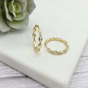 Aretes - Argollas en Tyrdo Gold