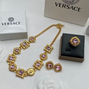 Set Versace - con cristal rosa