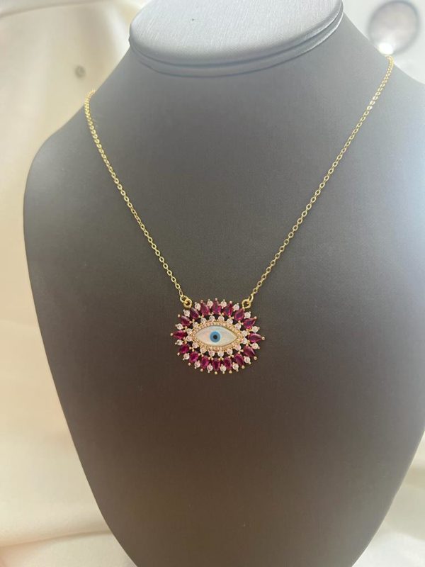 Collar Ojo Turco Cristal - Imagen 3
